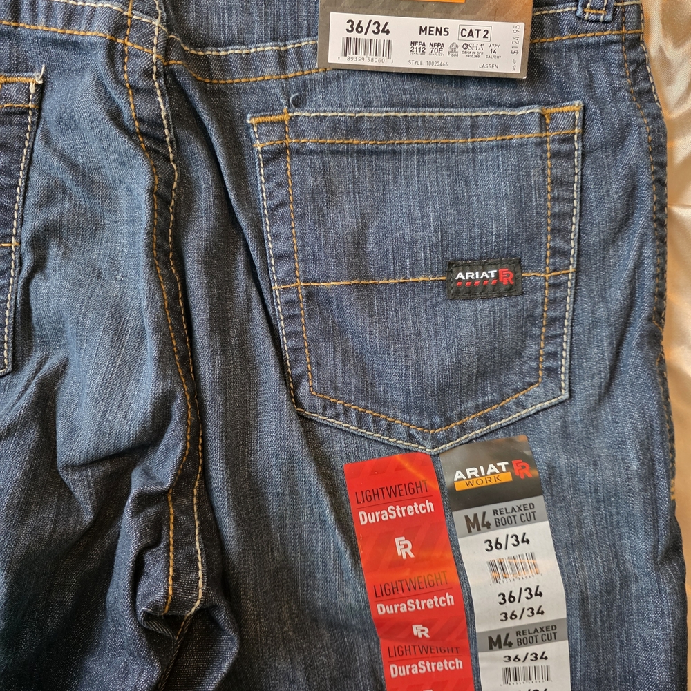 FR Ariat Men's Dark Blue Bootcut Jeans